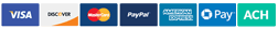 Credit Cards Accepted