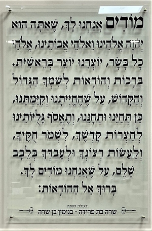 Synagogue Dedications - dd002